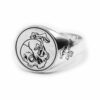 urban sterling abyssal chapter mycelium 940 argentium silver signet ring