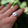 urban sterling abyssal chapter mycelium 940 argentium silver signet ring