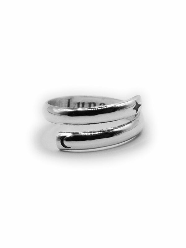 urban sterling luna argentium silver ring