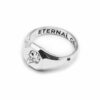 urban sterling monthly exclusive eternal grasp 940 argentium silver signet ring