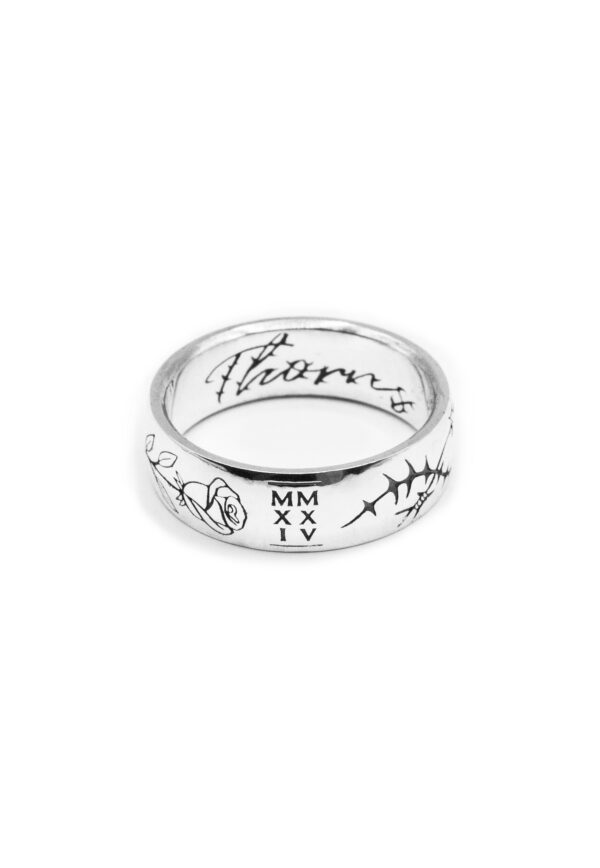 urban sterling thorns monthly exclusive 940 argentium silver ring